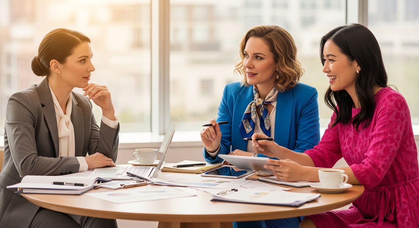 Comparison chart of Chief vs Ellevate vs WomenCEO women's executive networks showing annual cost, waitlist size, member count, and key features for 2025.